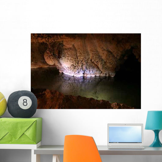 Mysterious Cave Pond Wall Decal