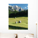 Pastures Dolomites Wall Decal