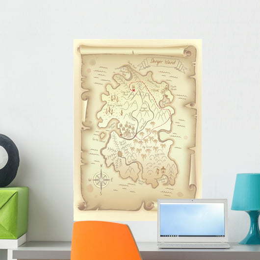 Treasure Island Wall Mural