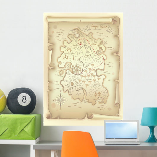 Treasure Island Wall Mural