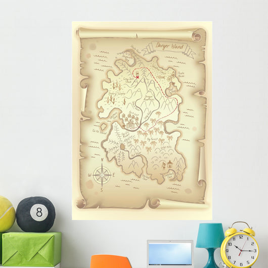 Treasure Island Wall Mural