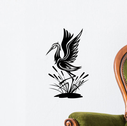 Heron Bird Wall Decal