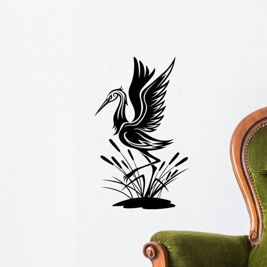 Heron Bird Wall Decal