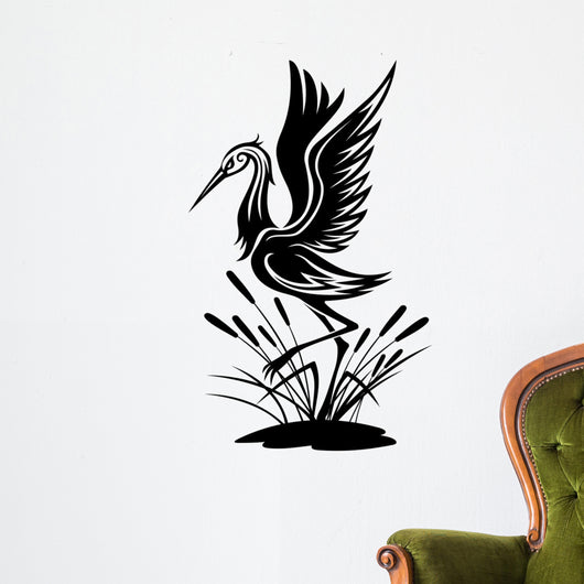 Heron Bird Wall Decal