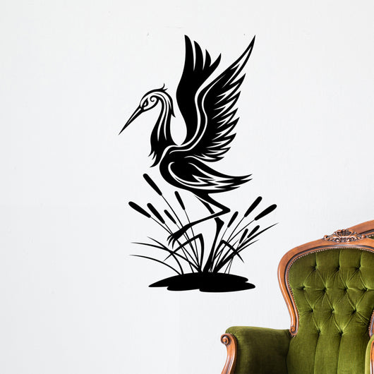 Heron Bird Wall Decal