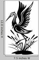 Heron Bird Wall Decal