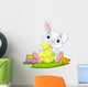 Easter Bunny with Easter Wall Decal