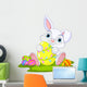 Easter. Bunny with Easter Egg Wall Decal