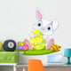 Easter. Bunny with Easter Egg Wall Decal