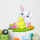 Easter. Bunny with Easter Egg Wall Decal
