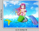 Illustration Mermaid with Dolphin