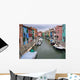 Burano Lagune Venise Wall Decal