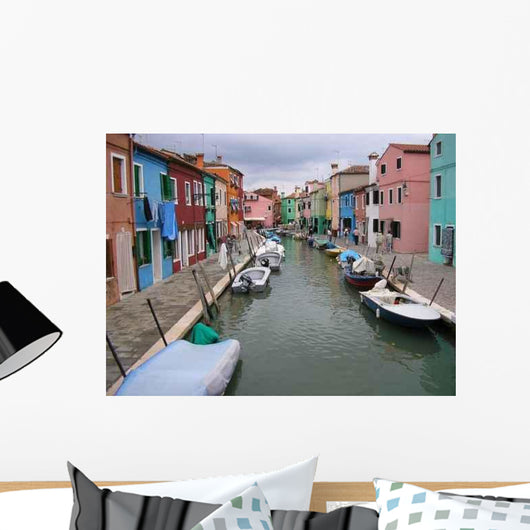Burano Lagune Venise Wall Decal