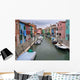 Burano Lagune Venise Wall Decal