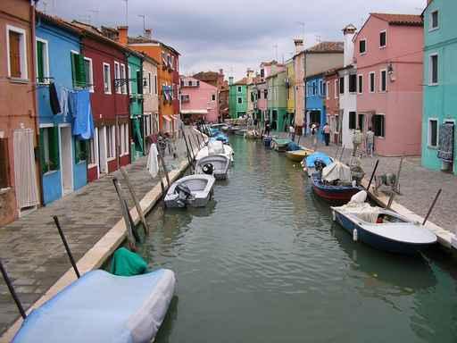 Burano Lagune Venise Wall Decal