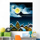 Night Houses and Moon