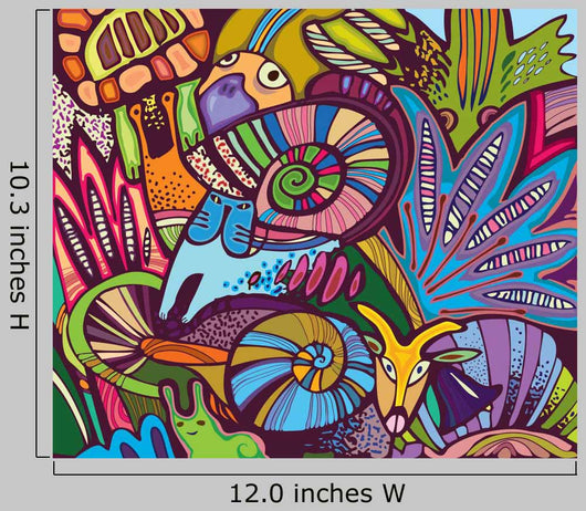 Plant of Elements and the Animal World Wall Mural