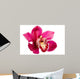 Purple Orchid Flower White Wall Decal