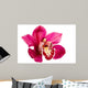 Purple Orchid Flower White Wall Decal