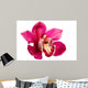 Purple Orchid Flower White Wall Decal