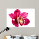 Purple Orchid Flower White Wall Decal
