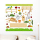 Garden Digital Collage Wall Mural