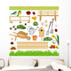 Garden Digital Collage Wall Mural