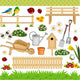 Garden Digital Collage Wall Mural
