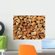 Wood as Firewood Stacked
