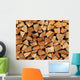 Wood as Firewood Stacked