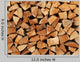 Wood as Firewood Stacked