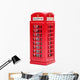 Toy English Phone Booth Wall Mural