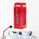 Toy English Phone Booth Wall Mural
