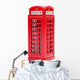 Toy English Phone Booth Wall Mural