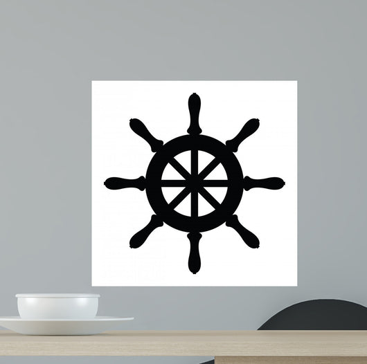 Steering Wheel Wall Decal