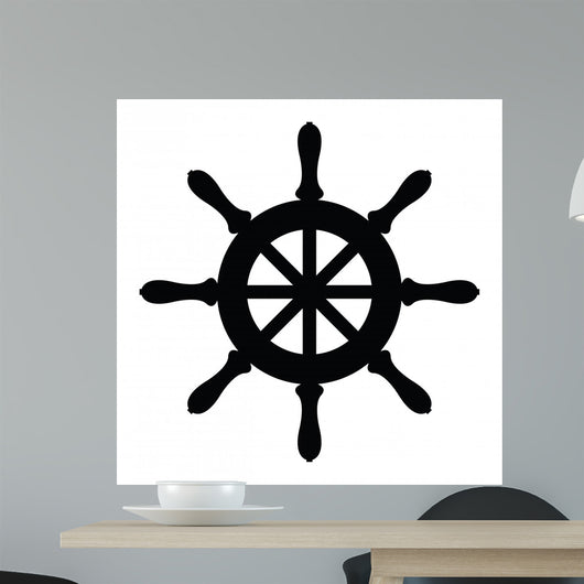 Steering Wheel Wall Decal