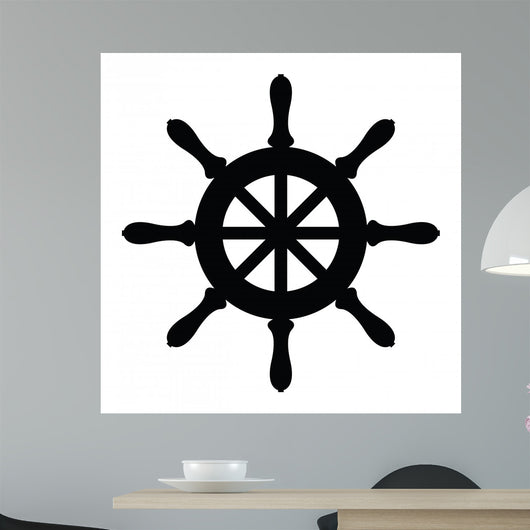 Steering Wheel Wall Decal