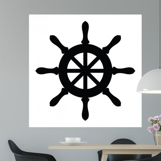 Steering Wheel Wall Decal