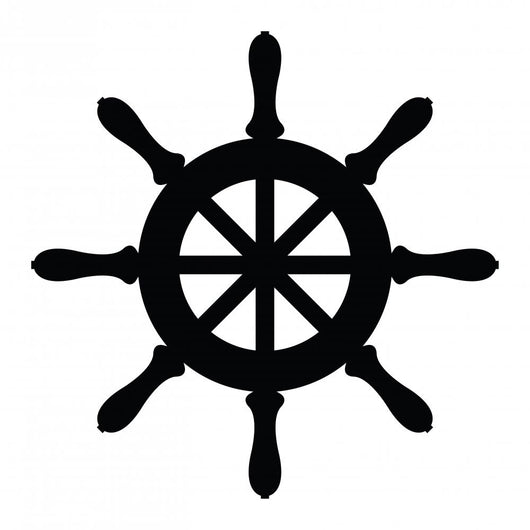 Steering Wheel Wall Decal