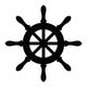 Steering Wheel Wall Decal
