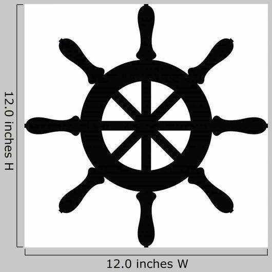 Steering Wheel Wall Decal