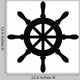 Steering Wheel Wall Decal