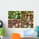 Butterfly Flowers Wall Mural