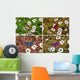 Butterfly Flowers Wall Mural