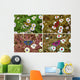 Butterfly Flowers Wall Mural