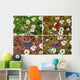Butterfly Flowers Wall Mural