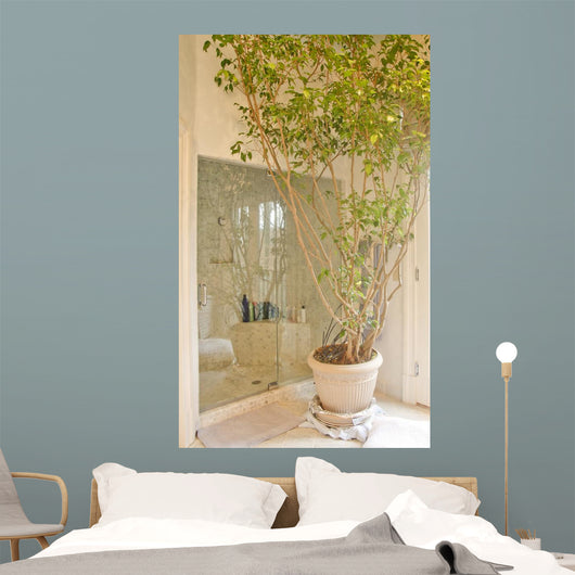 Tree Indoor Planter Bathroom Wall Mural