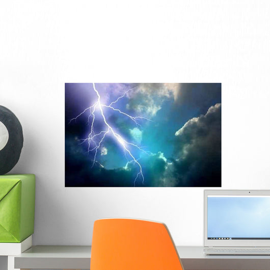 Lightning Dark Sky Wall Decal