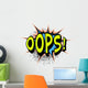 Oops. Comic book explosion. Wall Mural