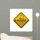 Made in Aussie yellow Australian road sign Wall Decal